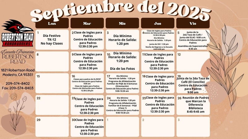 September Calendar