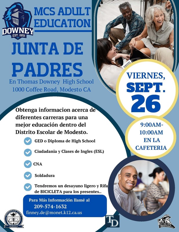 Downey Parent Meeting Spanish