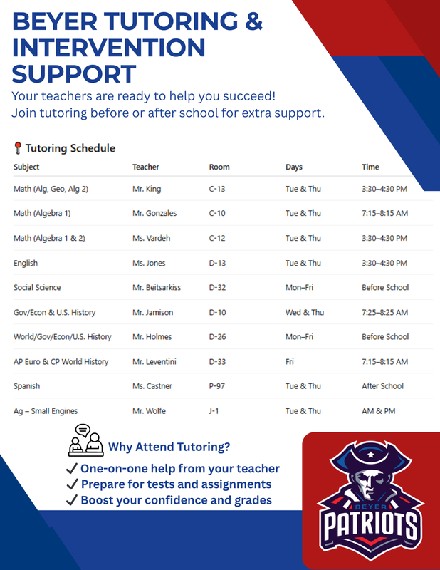 beyer tutoring