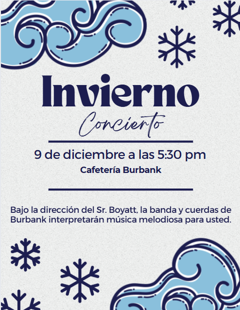 Winter Concert Spanish