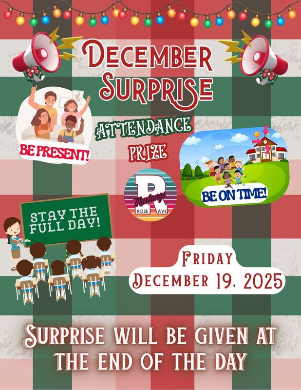 December Surprise Attendance Prize