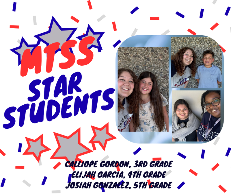 MTSS Star Students -March