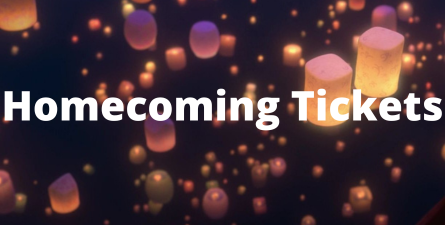White text: Homecoming Tickets
