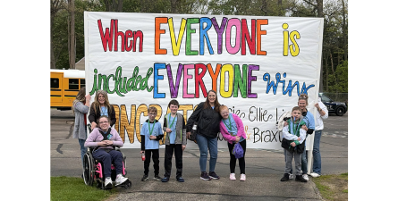 Sign with text: When everyone is included, everyone wins.