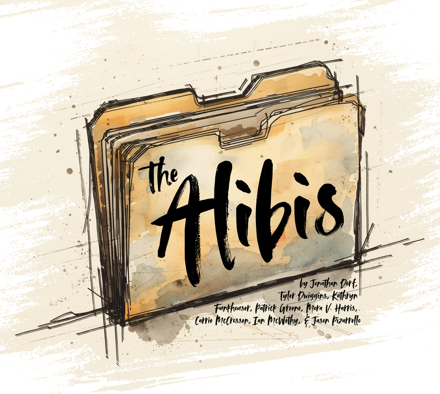 Text: The Alibis