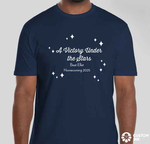 Text: A Victory Under the Stars, Beat Ellet Homecoming 2025