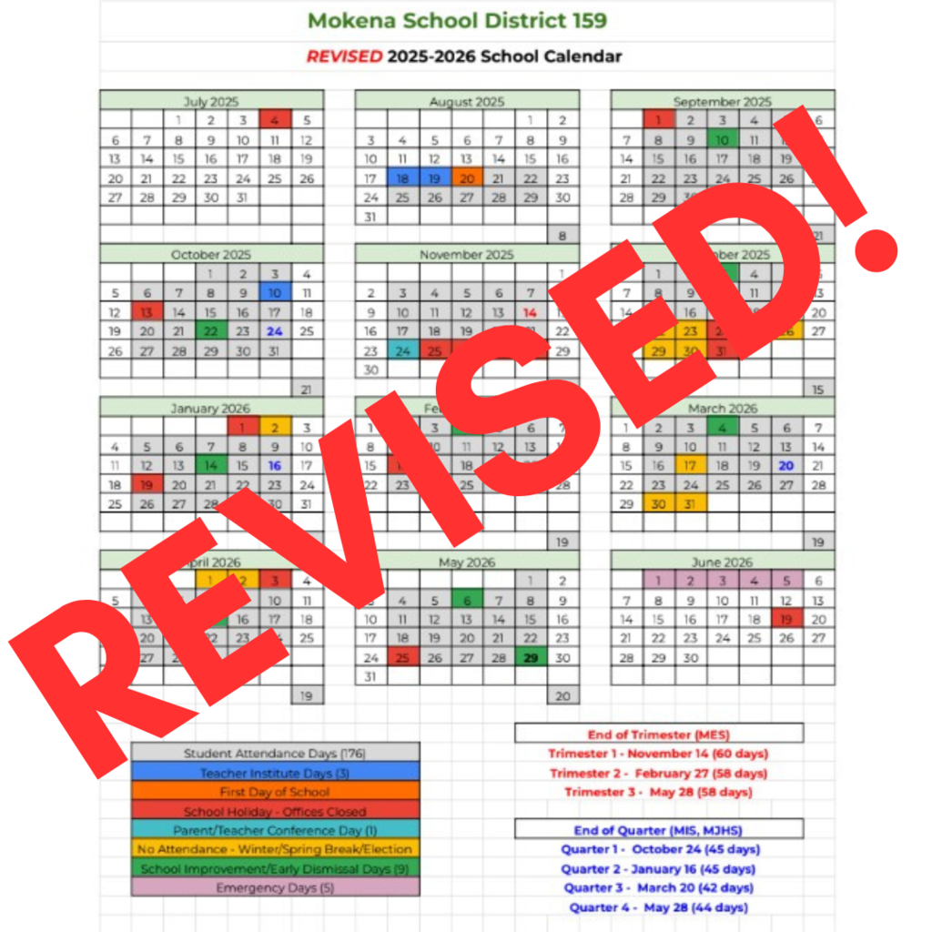 revised calendar