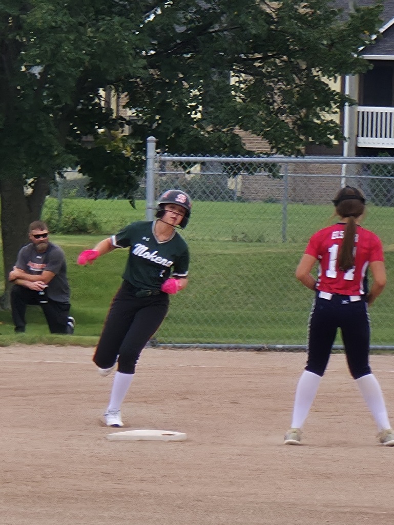 softball player playing softball