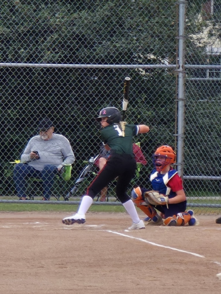 softball player playing softball