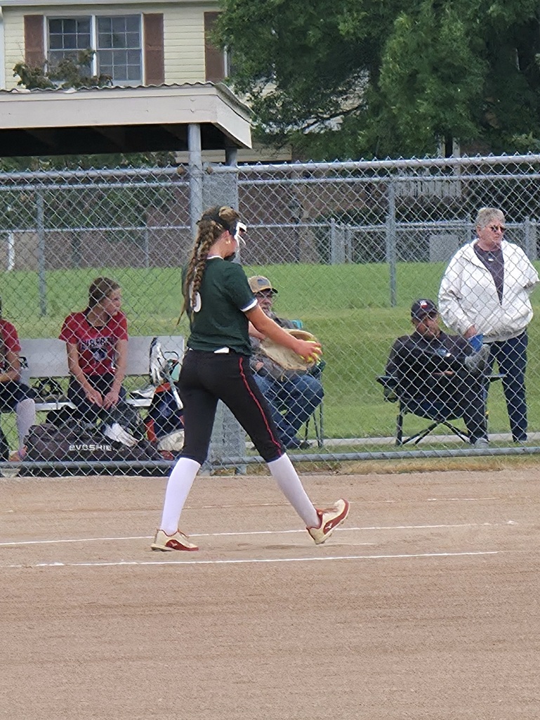 softball player playing softball