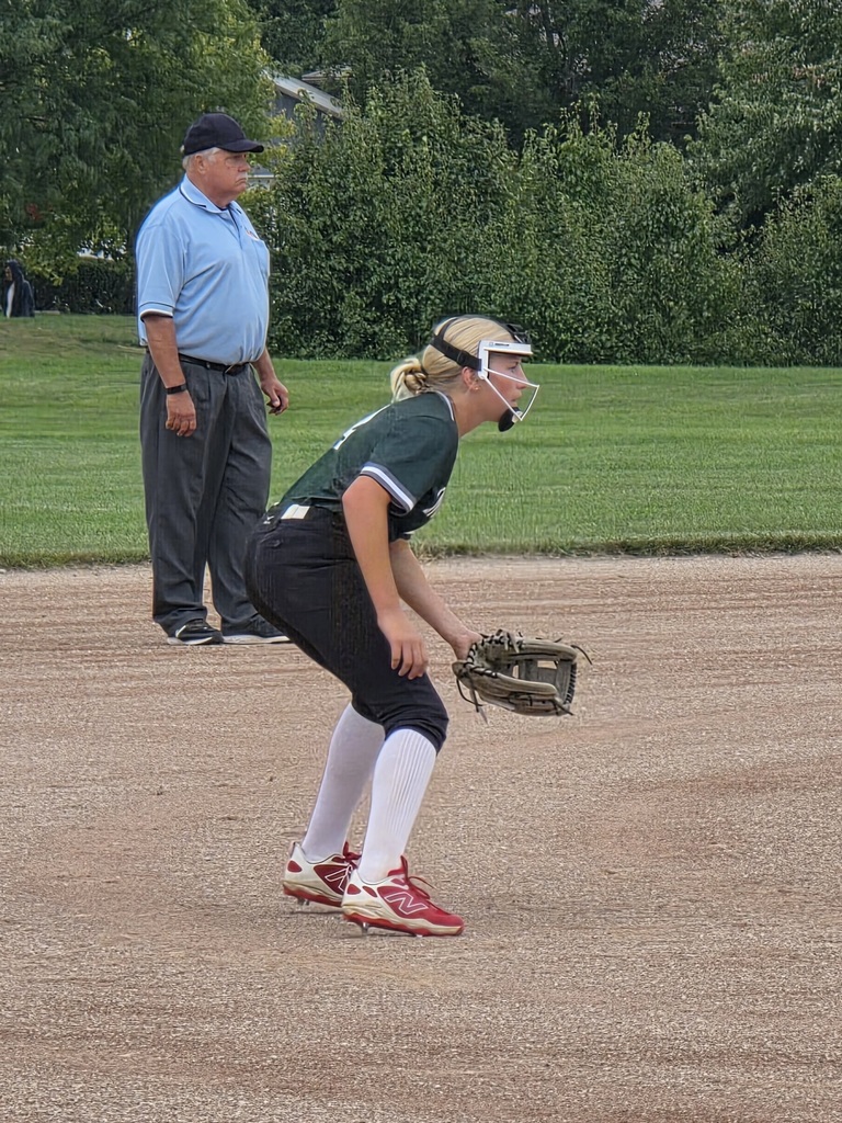 softball player playing softball