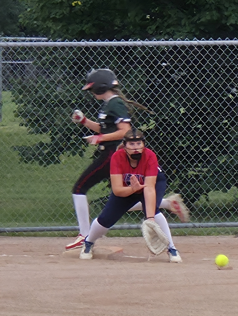softball player playing softball
