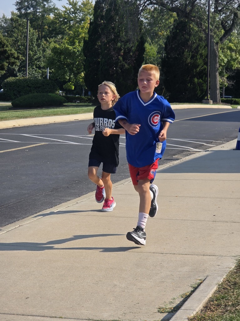 students running