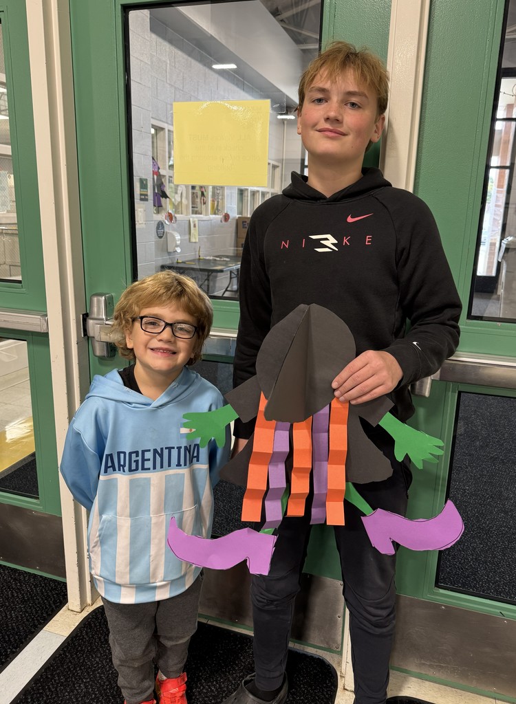 kinderbuddies and halloween craft