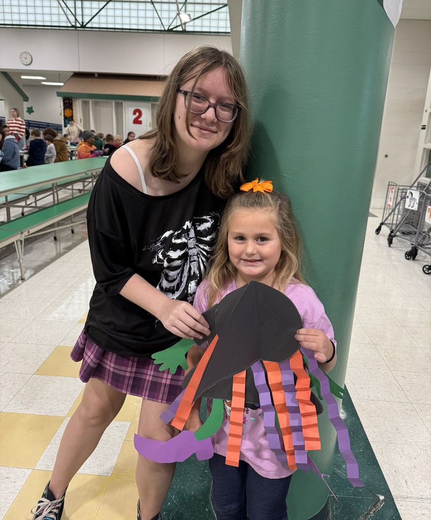 kinderbuddies and halloween craft