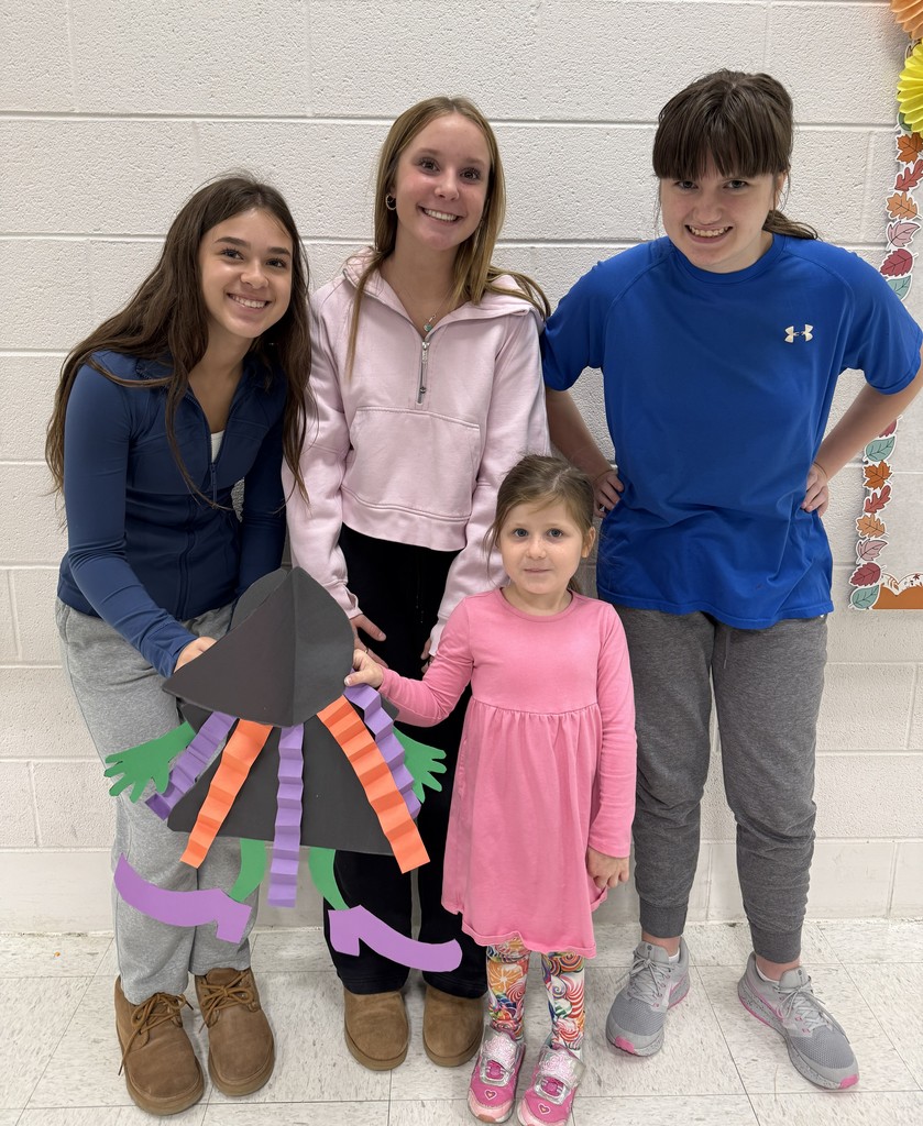 kinderbuddies and halloween craft