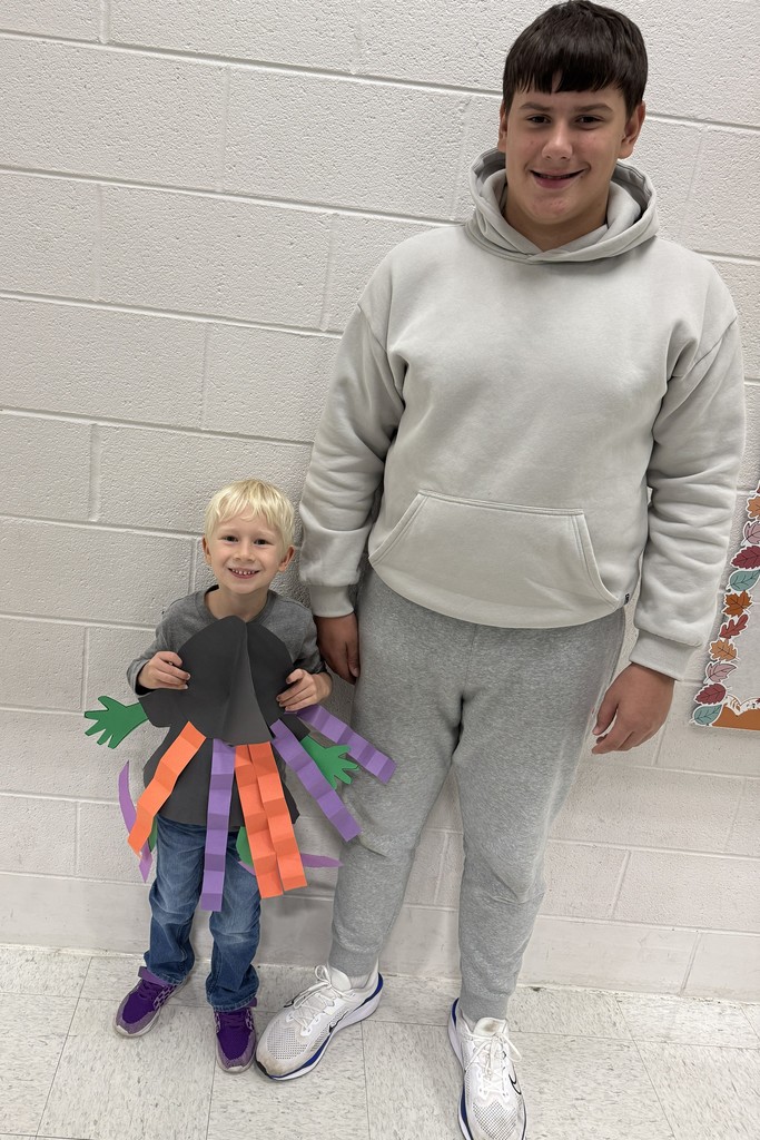 kinderbuddies and halloween craft