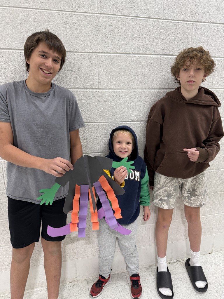 kinderbuddies and halloween craft