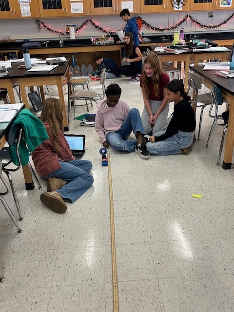 fan cars and students