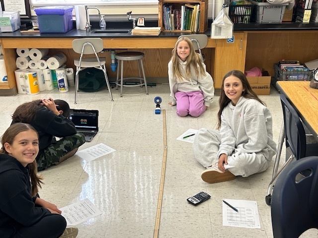 fan cars and students