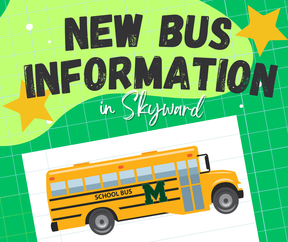 new bus information in skyward