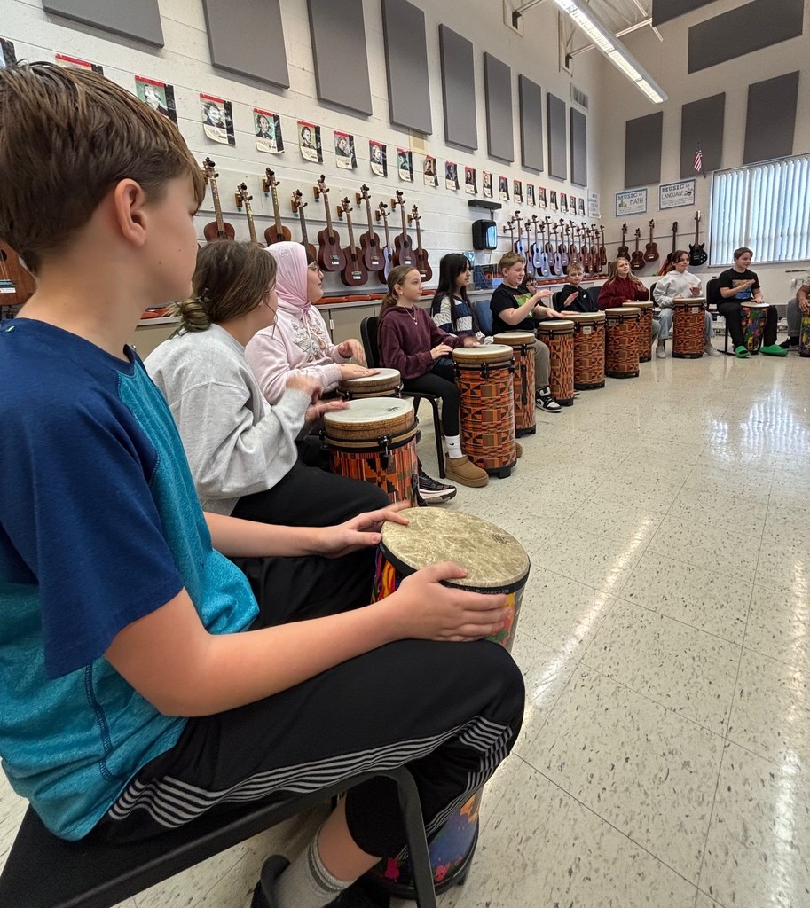 students playing drums