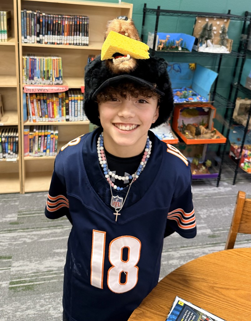 students and staff on bears day