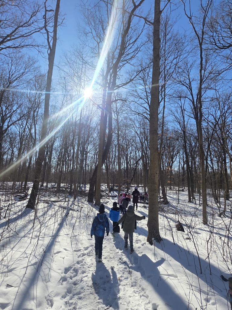 students on pilcher park field trip