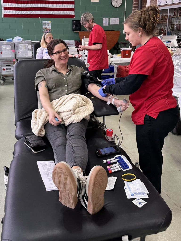 blood drive participant