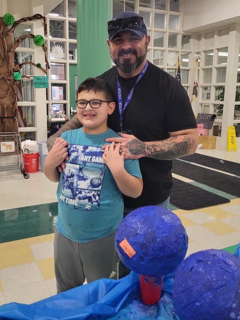 students making globes