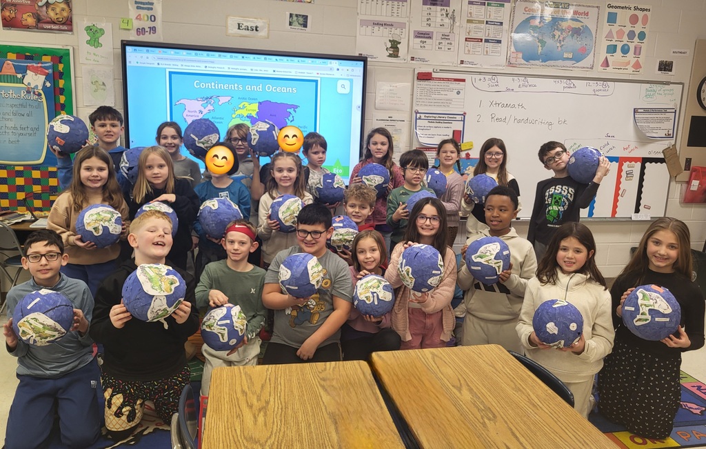 students making globes