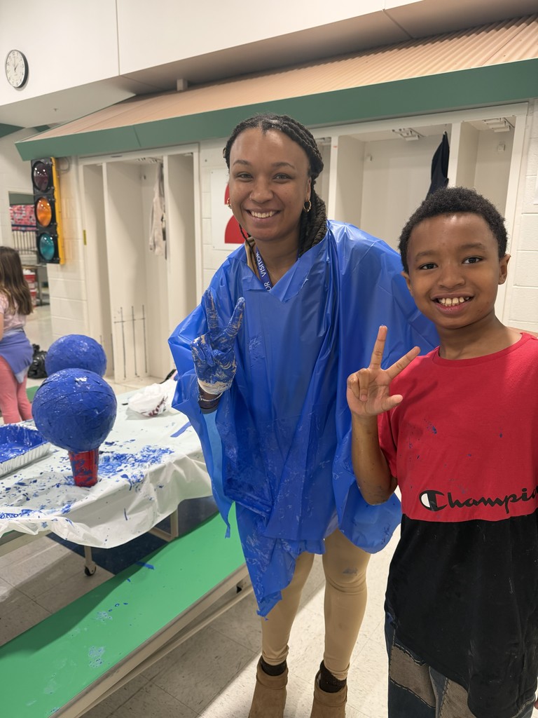 students making globes