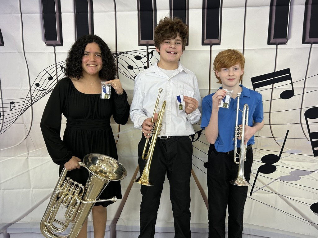 solo and ensemble contest participants with instrument