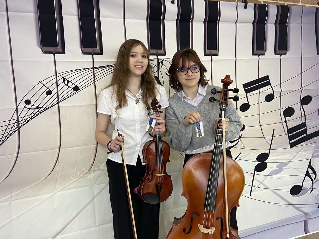 solo and ensemble contest participants with instrument