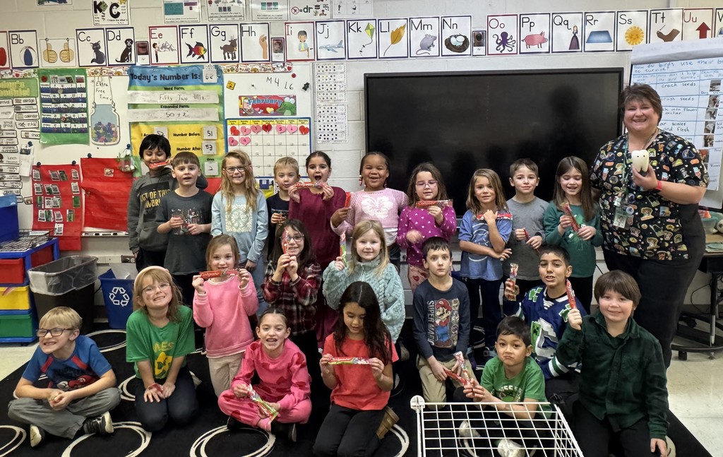 students learning about dental health