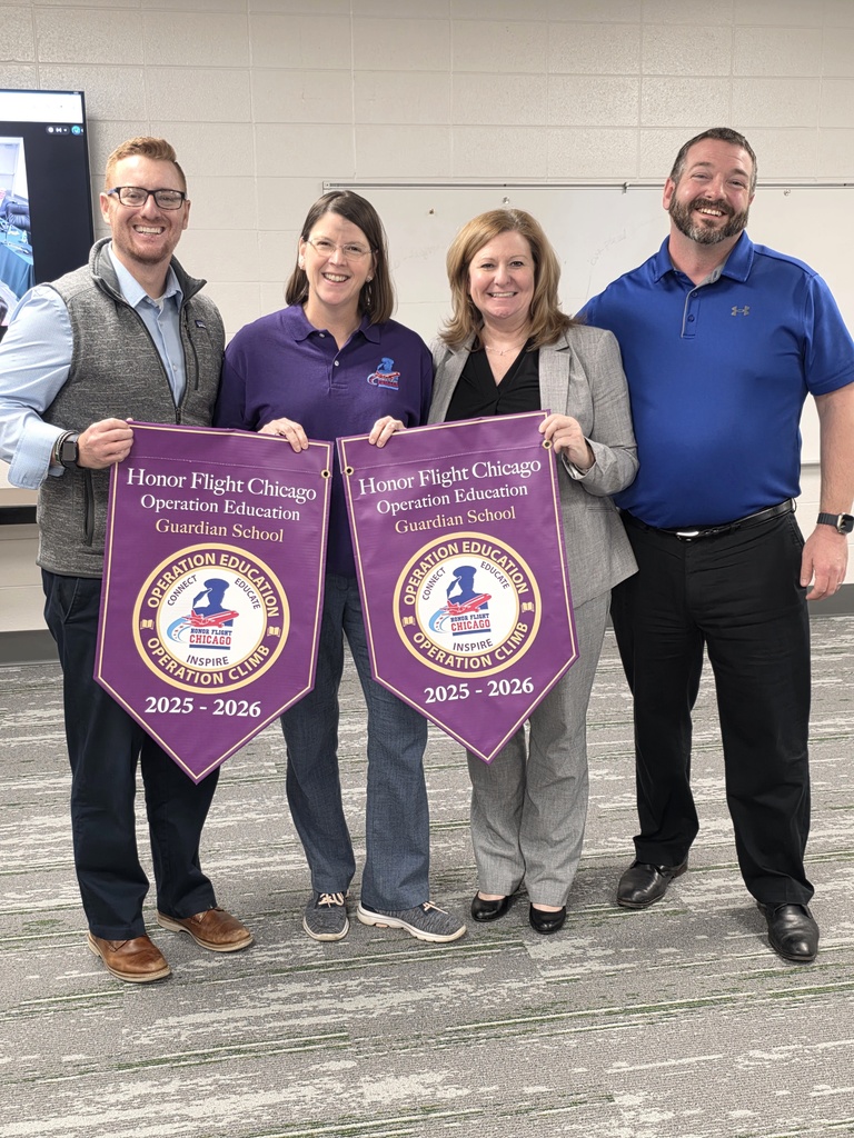 MES and MJHS principals accepting banners