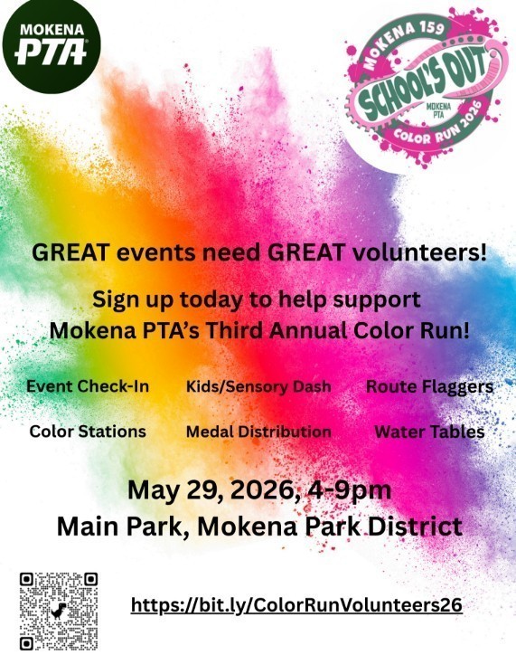 volunteers are needed to make the event successful