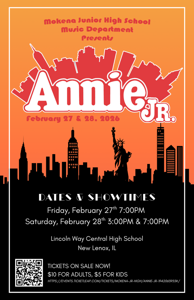 annie jr. musical flyer