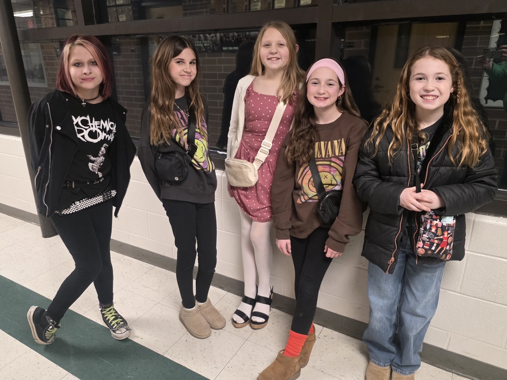 students at the retro vibes party