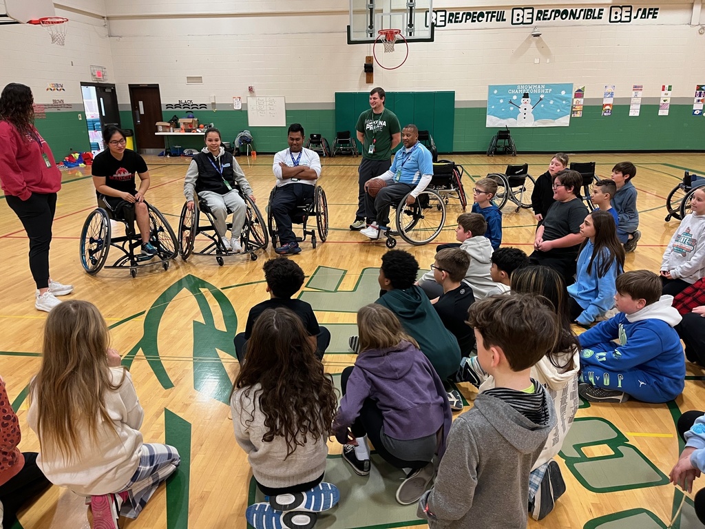 students playing an adapted pe game