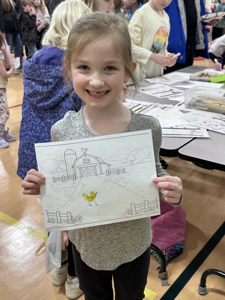 students participating in family night activities