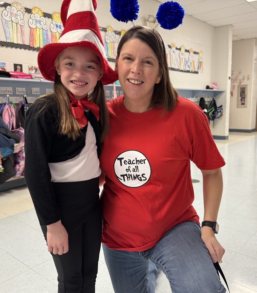 student and teacher dressed as a character