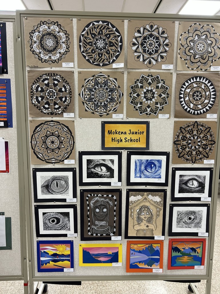 artwork on display at artfest