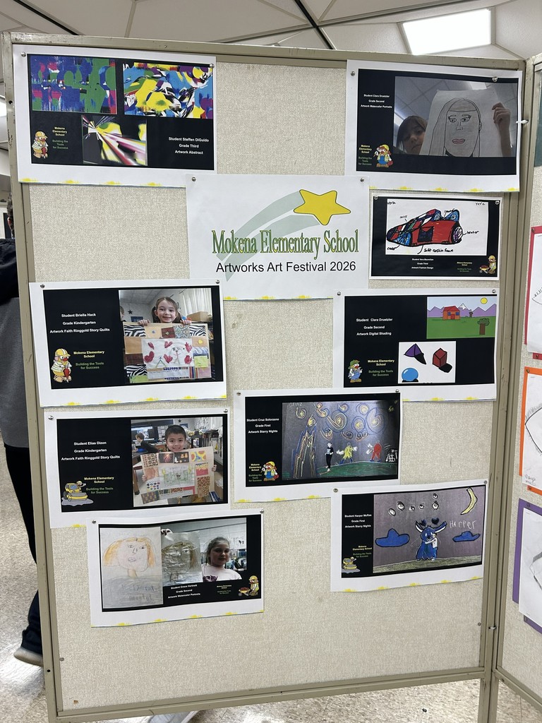 artwork on display at artfest