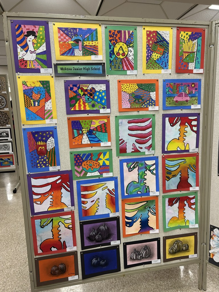artwork on display at artfest