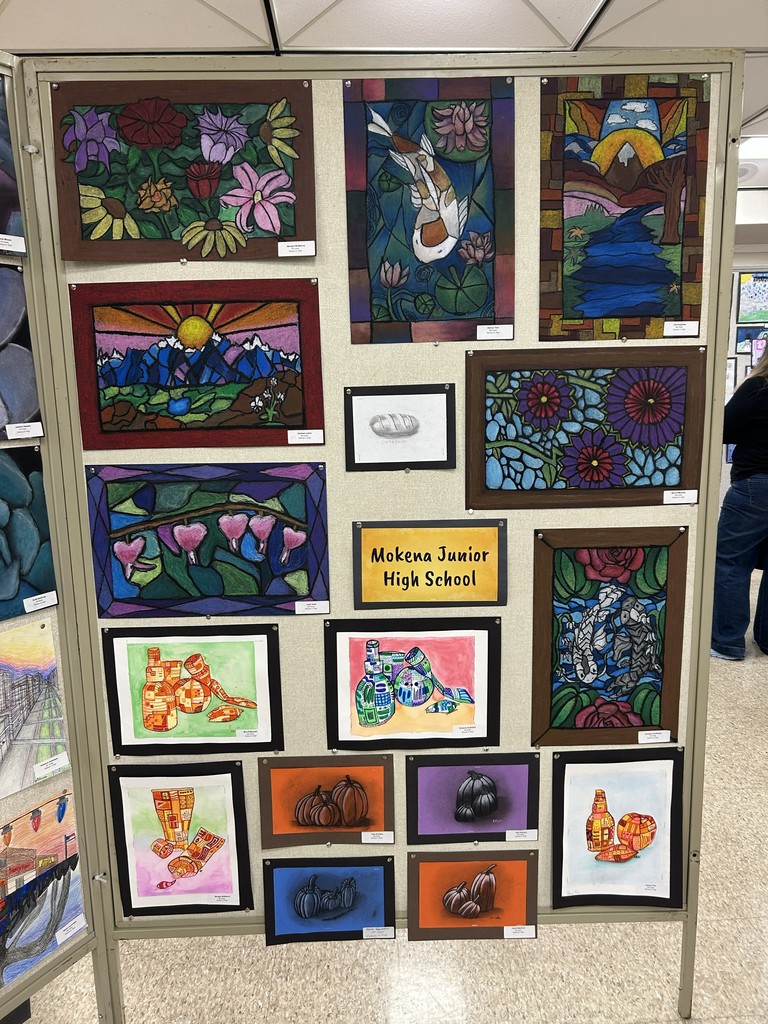 artwork on display at artfest