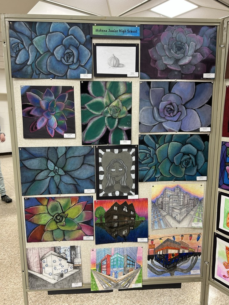 artwork on display at artfest