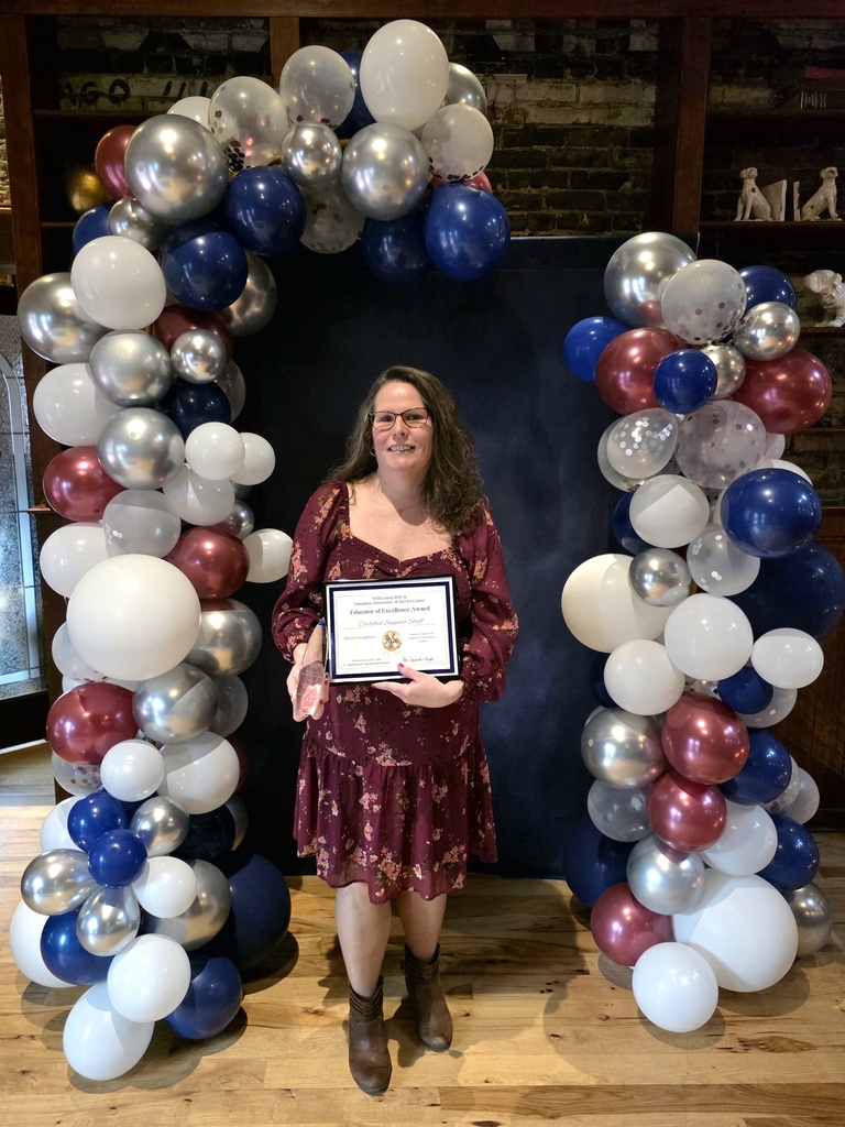 Sharon with her award