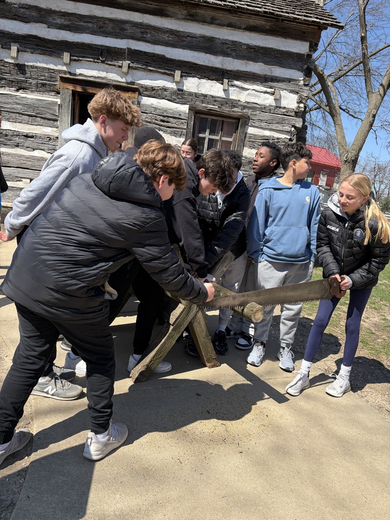 students at naper settlement
