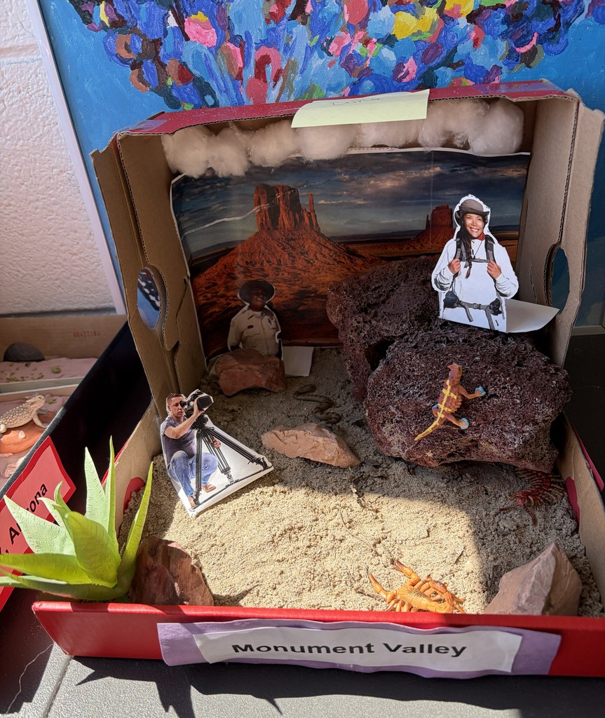 student southwest dioramas